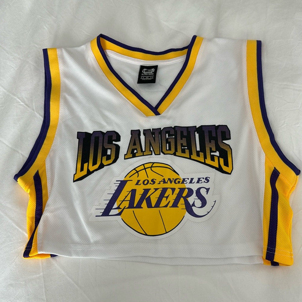 Lakers cropped jersey- XS